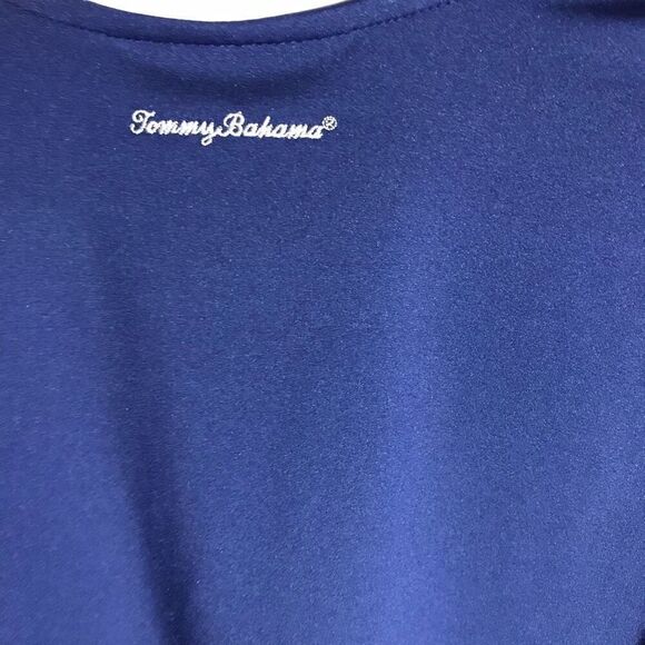 Tommy Bahama Racquet Paddle Size Large sleeveless golf blue sleeveless - Picture 4 of 4